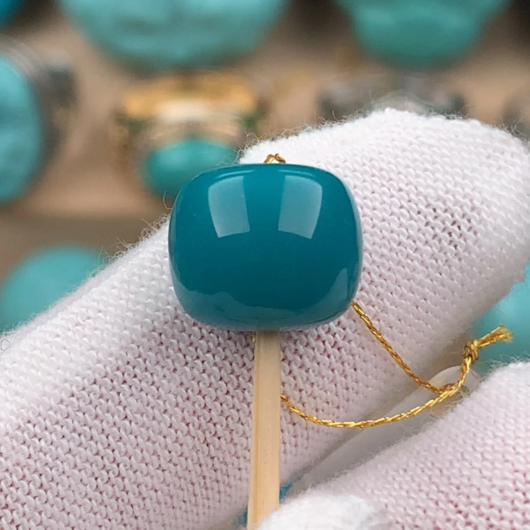 绿松石配饰未镶嵌老型卡11*9.8