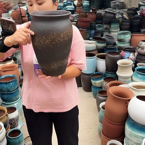 20口31高瑕疵一个盆子。