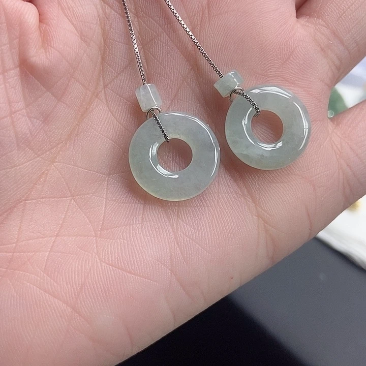 翡翠耳饰未镶嵌耳饰