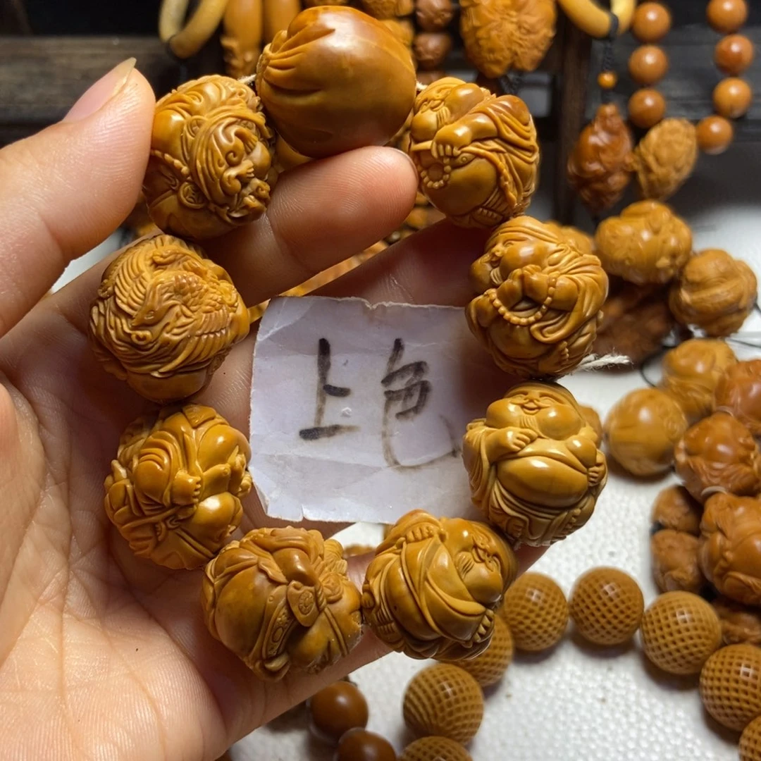 【闪购商品】橄榄核手串/手链?**哥瑞兽财神