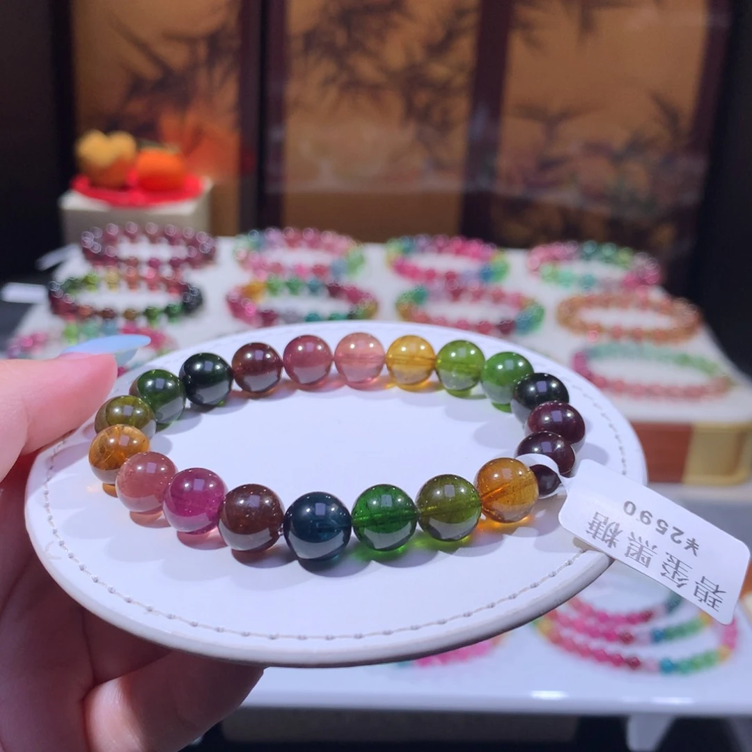 未镶嵌手链碧玺碧玺