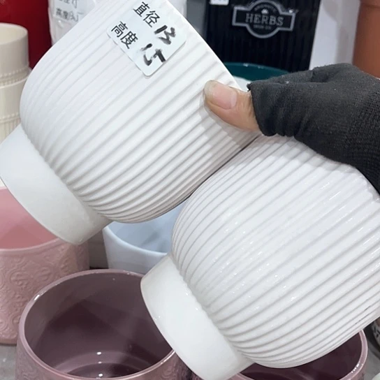 多肉绿植陶瓷花盆9.9包邮