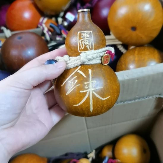 垚*焱葫芦摆件手工雕刻剑来养剑葫芦