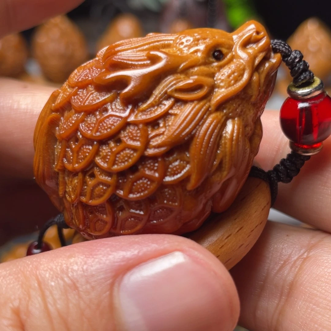 橄榄核手串/手链金币龙龟单子指环穿配3.7左右