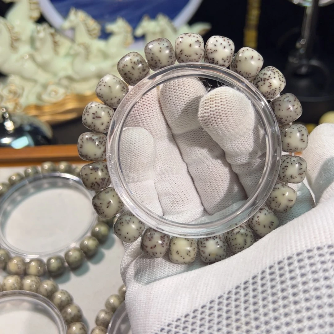 星月菩提手串卡11.5双留白奶奶灰福利价