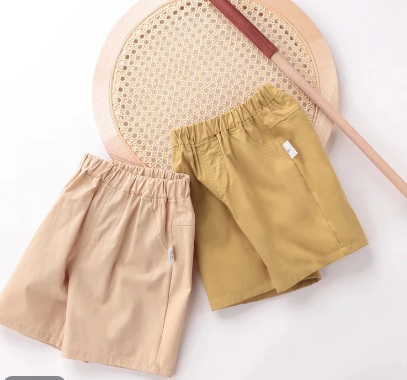 新款短裤男女同款夏季薄款百搭宽松透气休闲纯色休闲短裤