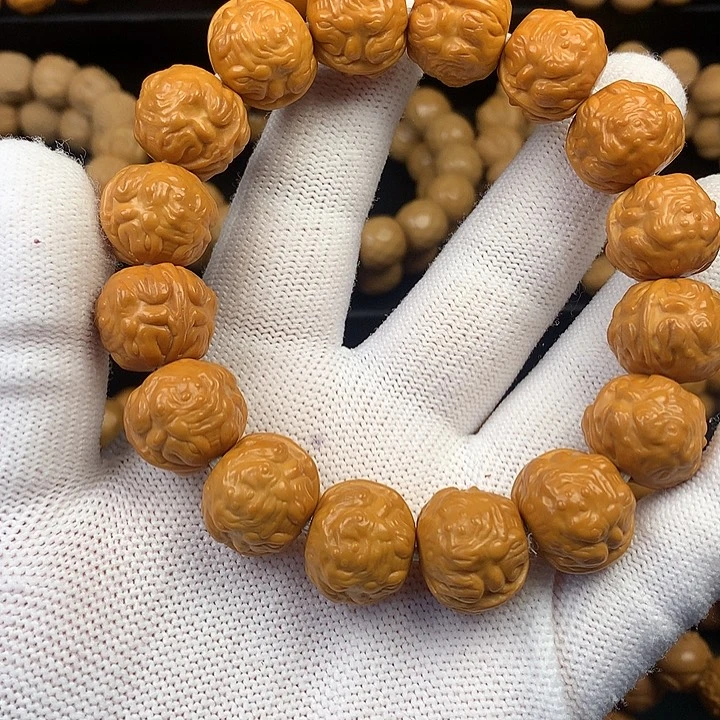 猴头核桃手串猴头