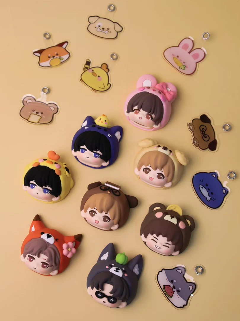 DMBJ【苏乐达代拆】盗墓笔记麦乐微美动物派对系列挂绳盲盒