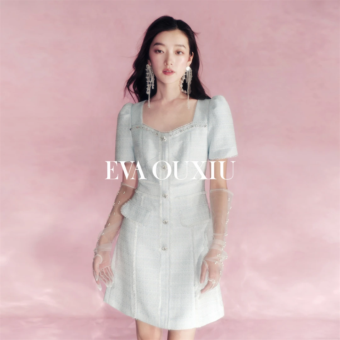 【熊姐专属】EVA OUXIU/伊华欧秀连衣裙 51WAQ4865