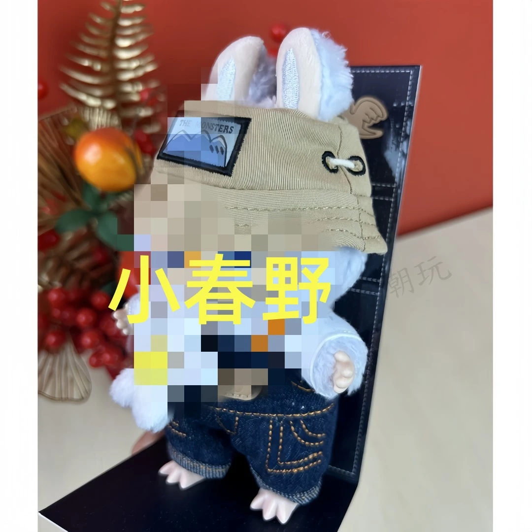 泡泡THEMONSTERS春天野在家系列搪胶毛绒公仔摆件高品质复刻