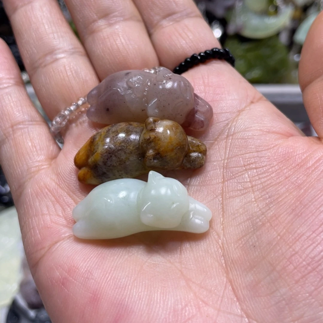 【闪购商品】岫玉颈饰未镶嵌为*46吊坠