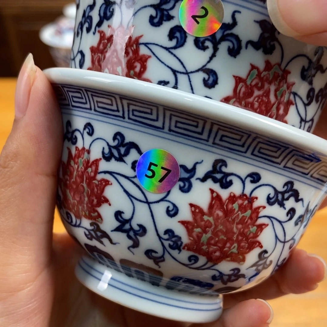 手绘现代茶具非古董