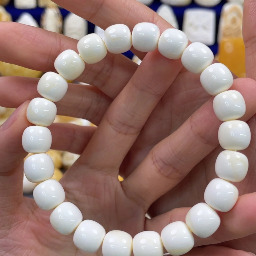 蜜蜡裸石未镶嵌琥珀蜜蜡手串卡10mm