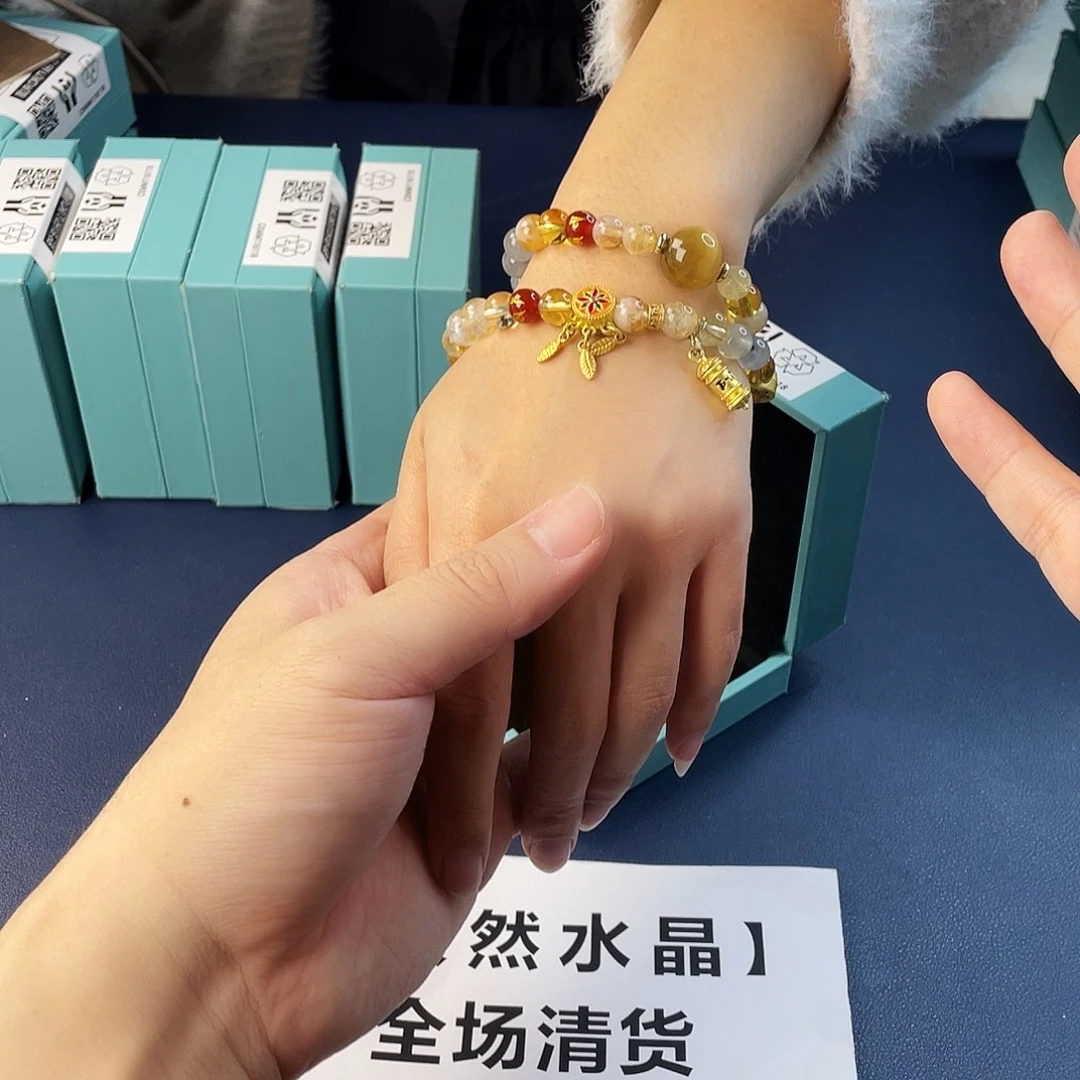 手链银S925镶嵌水晶