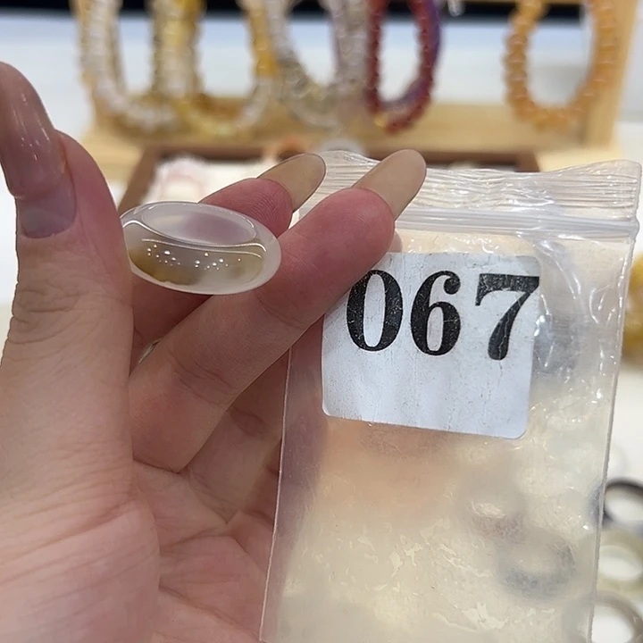 玛瑙/玉髓合金戒指67港17