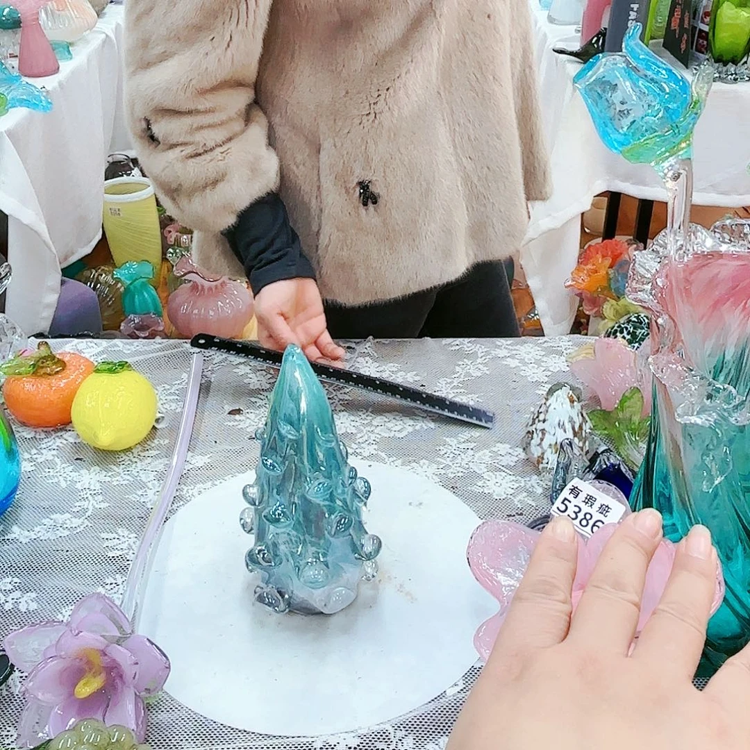 福利不退不换琉璃花瓶艺术品
