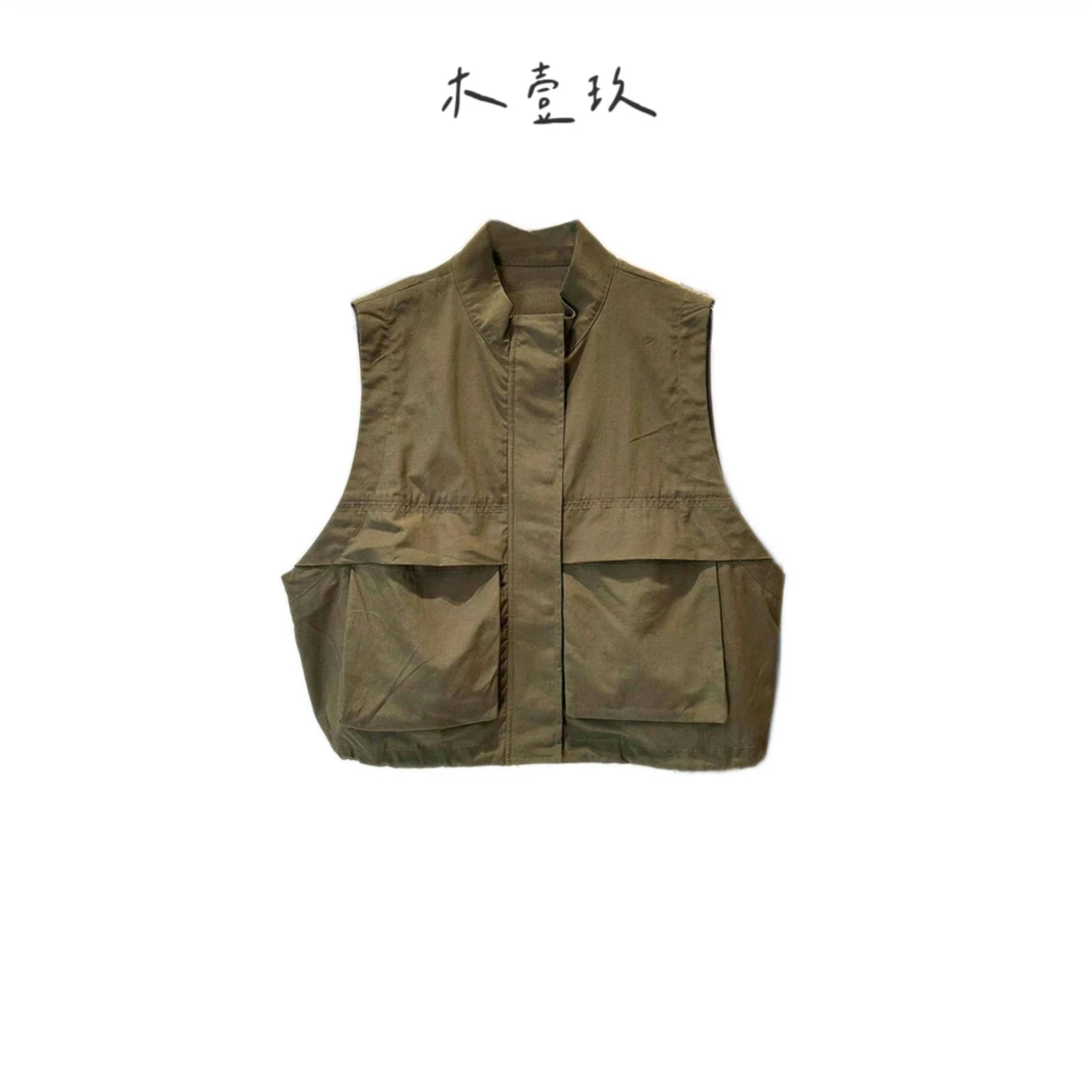 木壹玖春夏极简率性百搭风工装小马甲