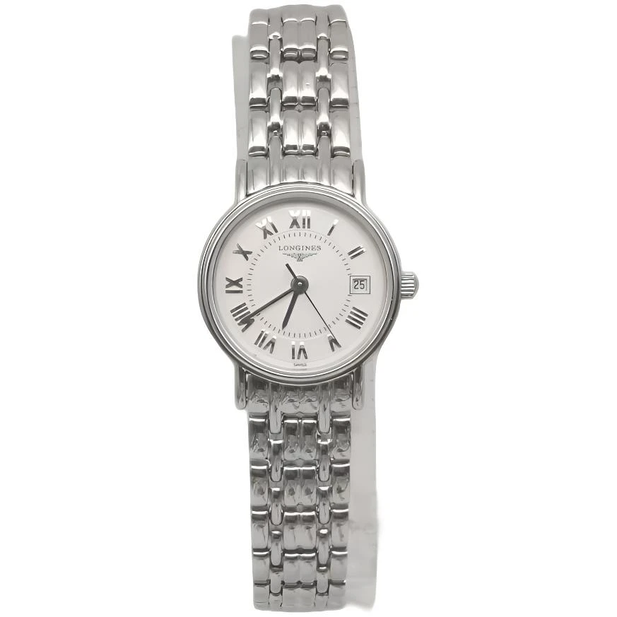 95新 Longines/浪琴 浪琴石英白盘女表/表径24