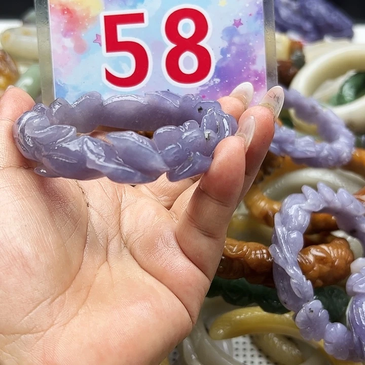 未镶嵌手镯石英岩玉连***8