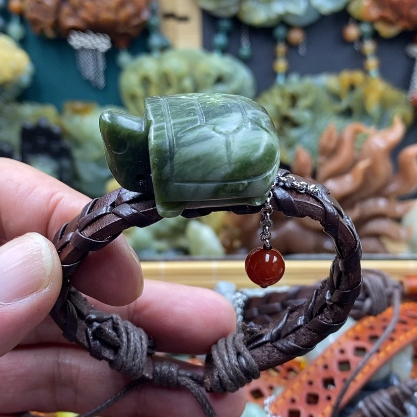 【闪购商品】未镶嵌岫玉手牌