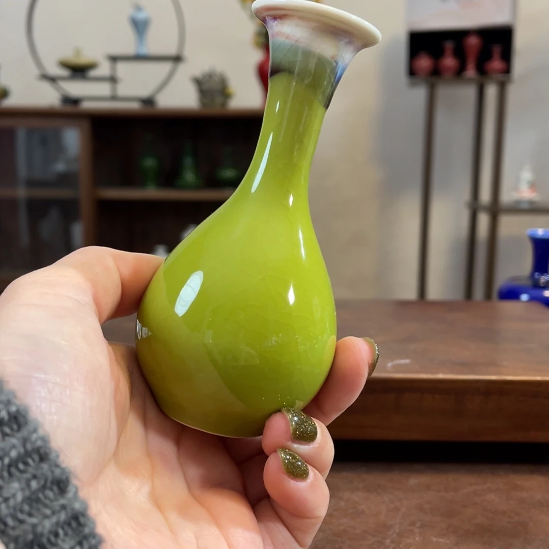 瓷片陶瓷花瓶小摆件