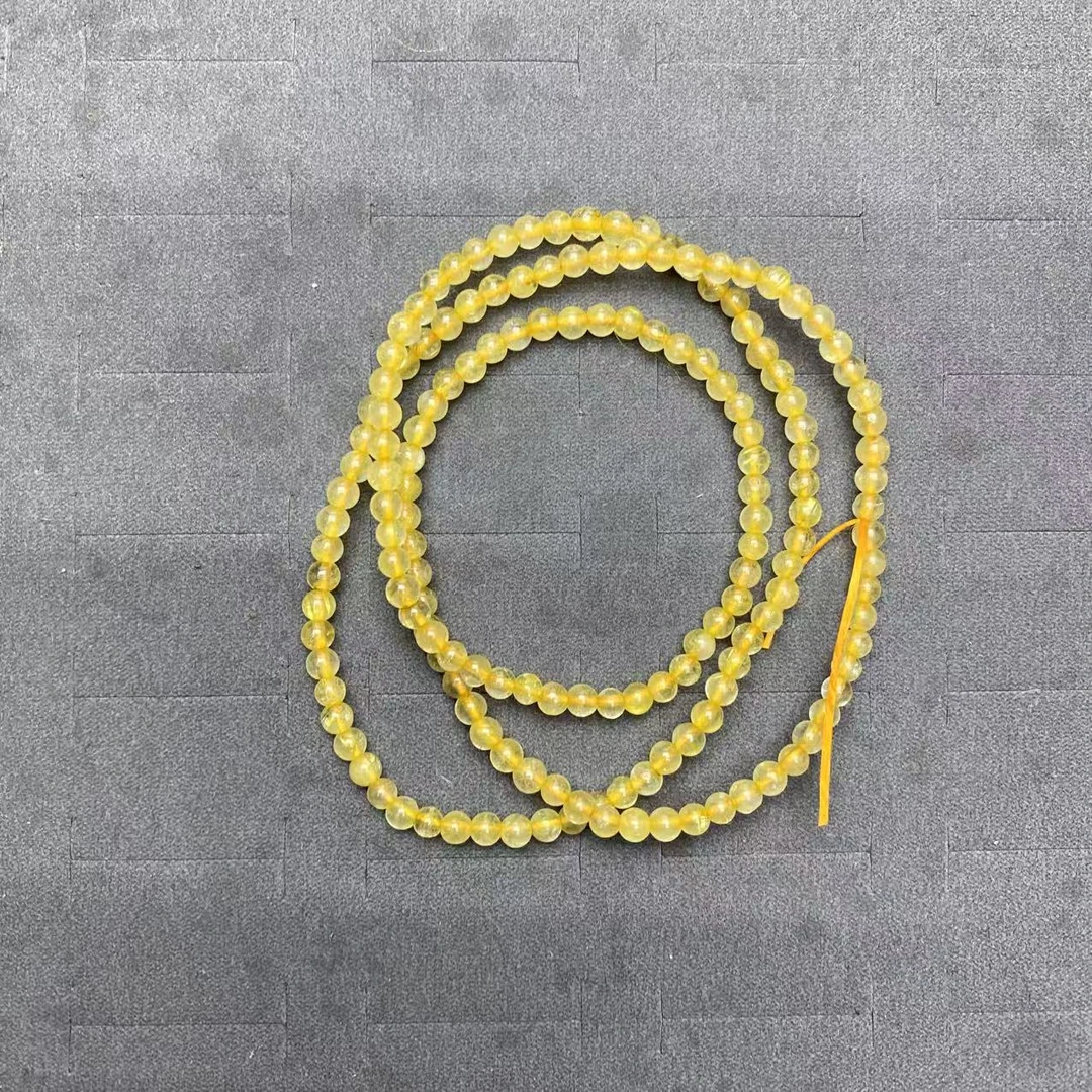 117号黄发晶单圈手链多样性发其一