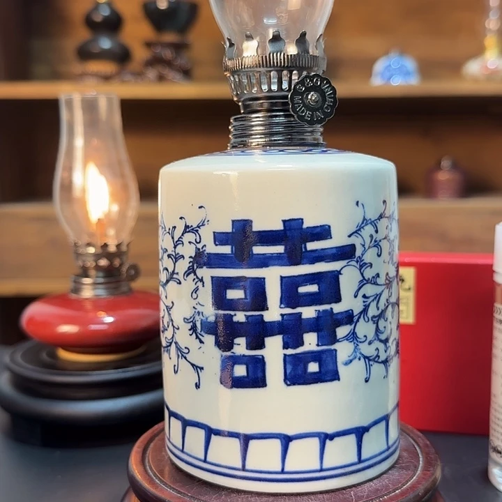 摆件景德镇陶瓷香薰灯