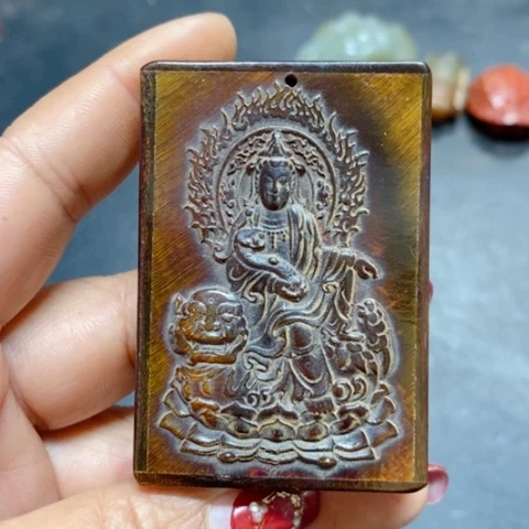 紫金钵盂菩提吊坠