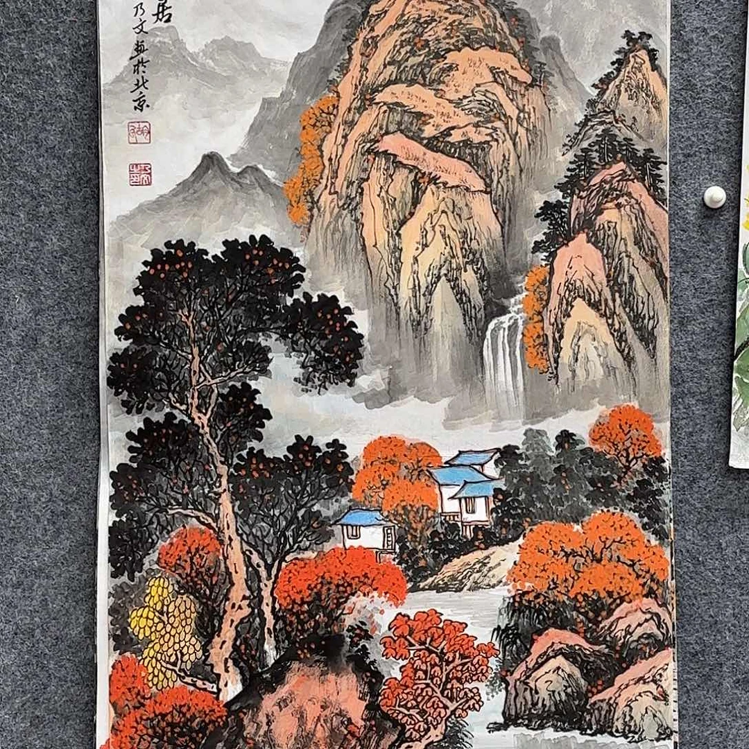 国画国画作品多次入选国内外