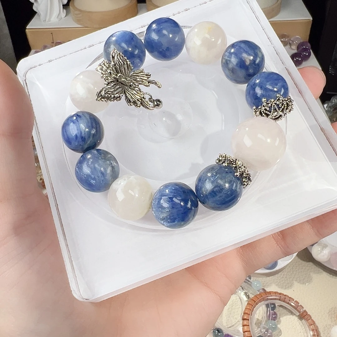 非金属蓝晶 雪花幽灵