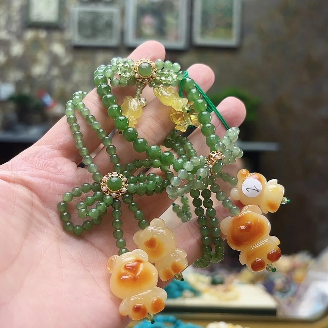 琥珀未镶嵌戒指琥珀