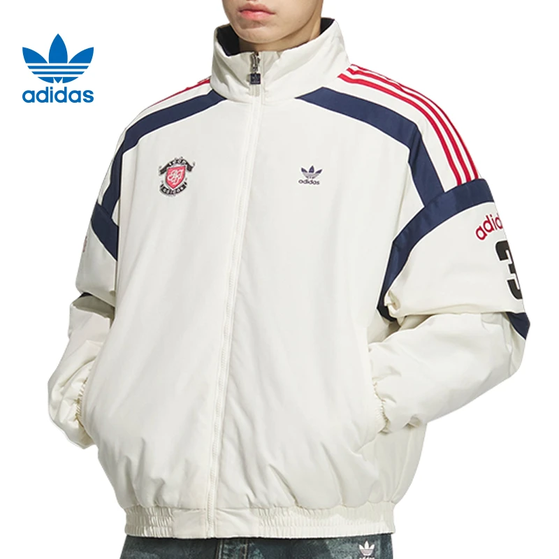 adidas阿迪达斯【华】三叶草男子运动休闲棉服外套KC0094