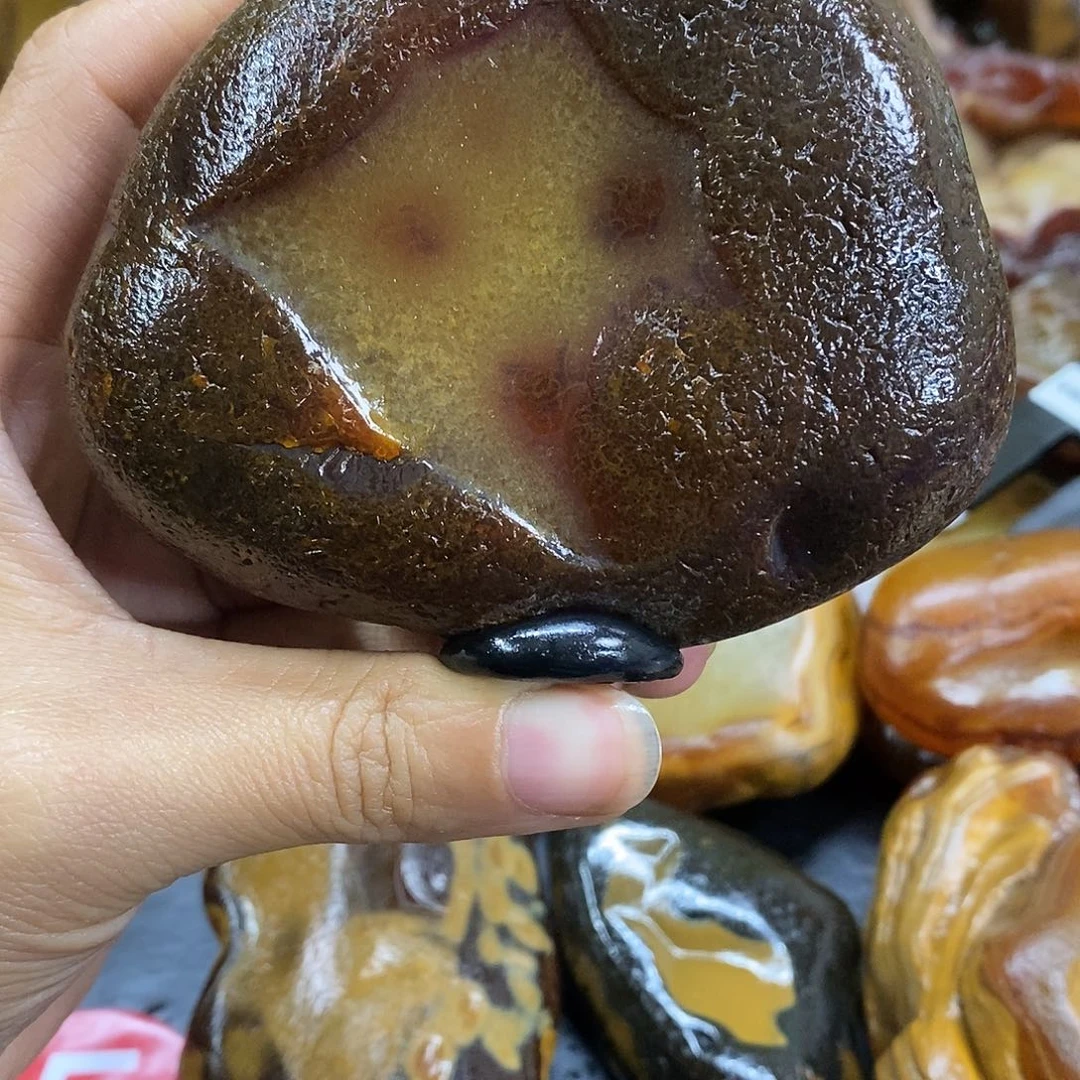 玛瑙/玉髓未镶嵌手把件
