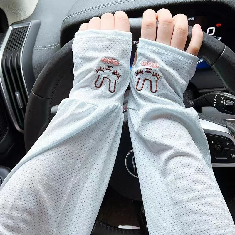 夏季薄款防紫外线透气骑行户外长款冰爽男士百搭韩版时尚学生大码