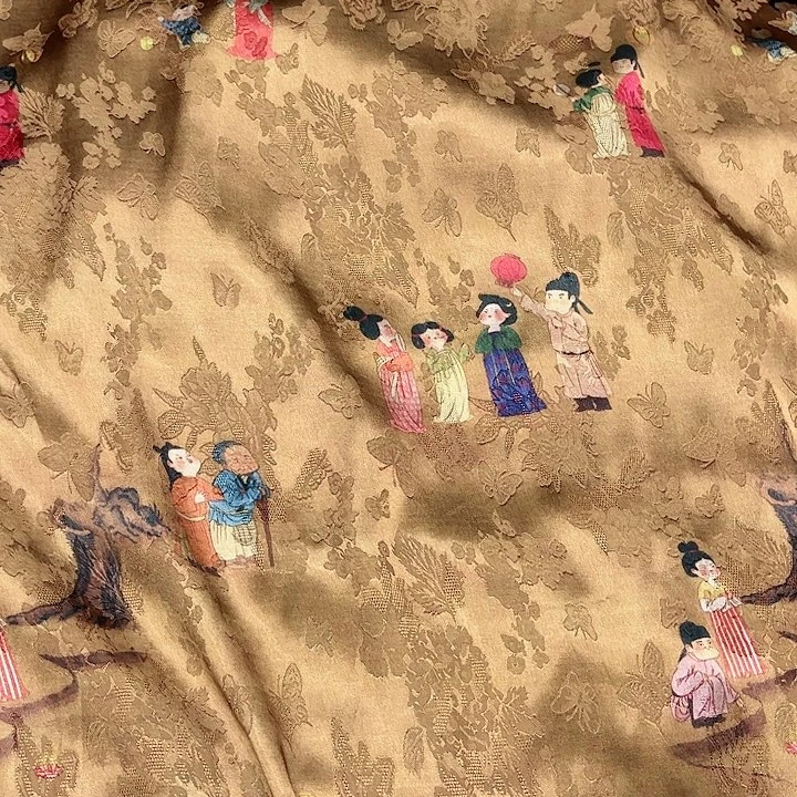 【闪购商品】21%(含)-40%(含)混纺香云纱1.5米