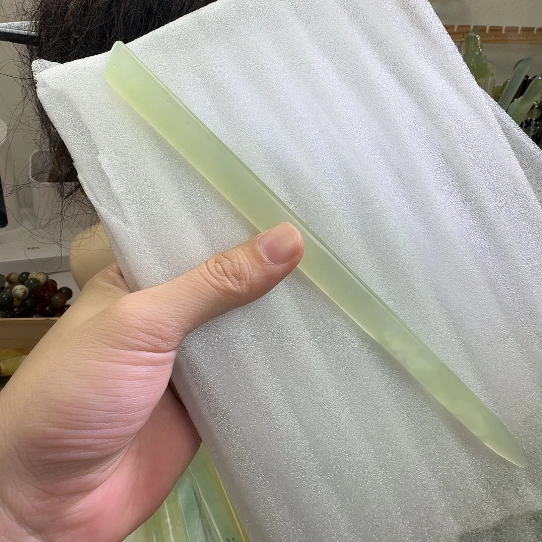 蛇纹石玉合金发饰默认微瑕