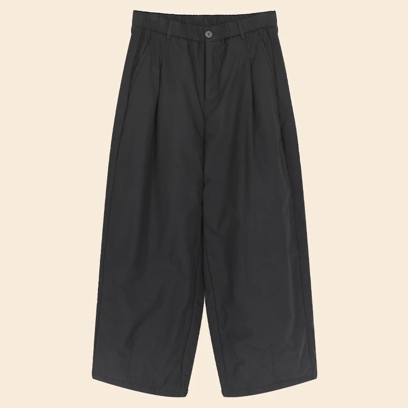 【黑色】基础休闲百搭冬款纯棉加厚款棉裤休闲裤女款秋冬保暖长裤