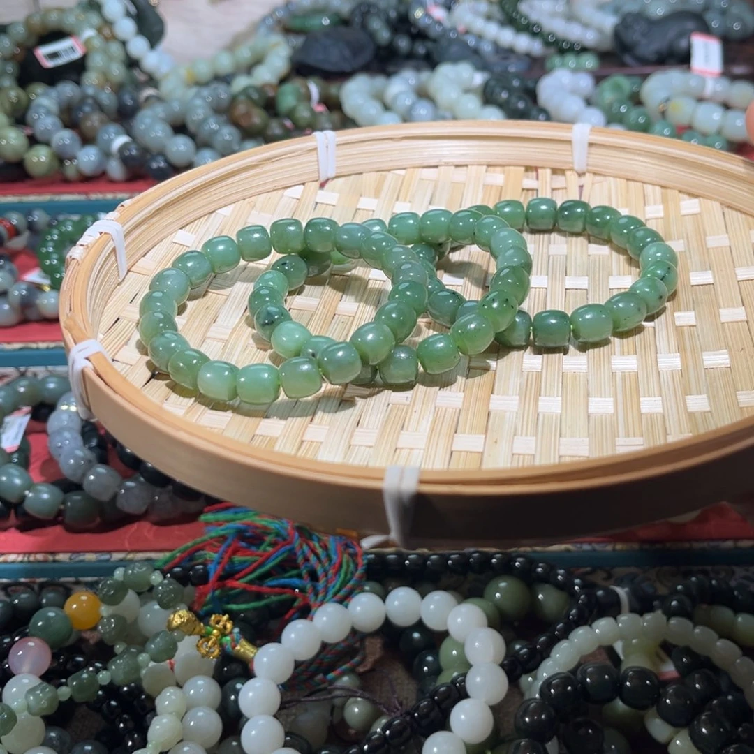 和田玉未镶嵌手链多样性拍一发一