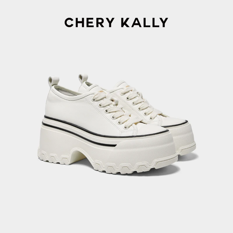 CHERY KALLY休闲女鞋板鞋女款2025新款百搭时尚真皮鞋961XB5022