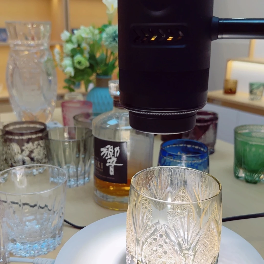 吸管款水晶玻璃雾凇
