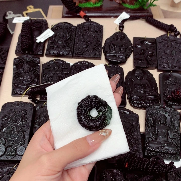 天然a货钢琴黑挂件