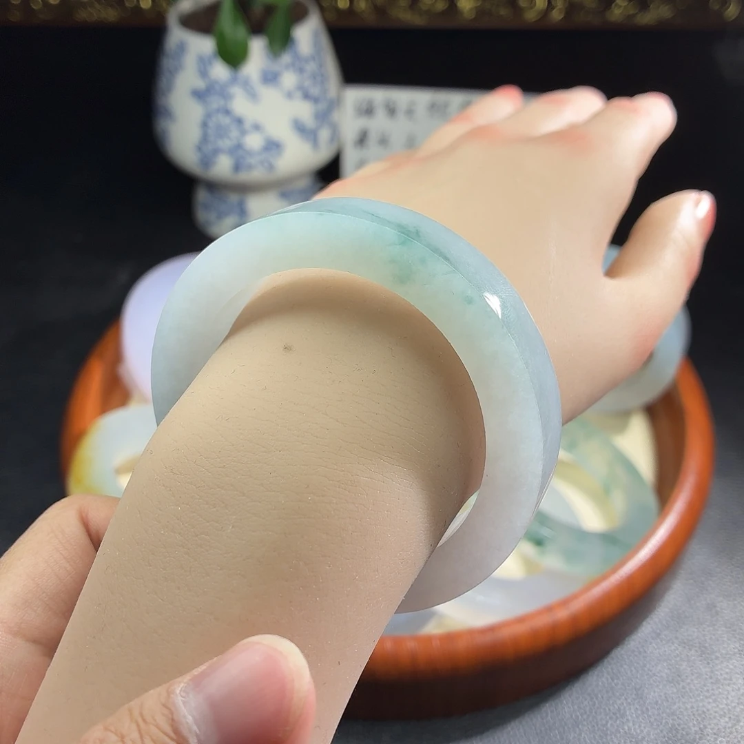 定制翡翠未镶嵌缅甸天然翡翠A货54-56