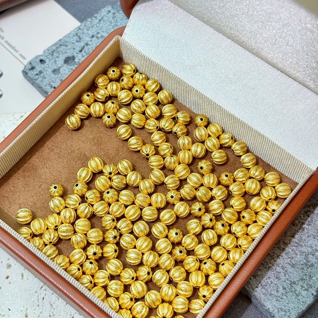 14098精工空心5.6mm凤羽瓜珠配件发一