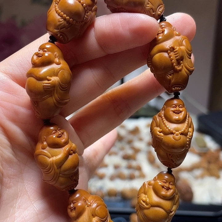 橄榄核手串/手链小金条