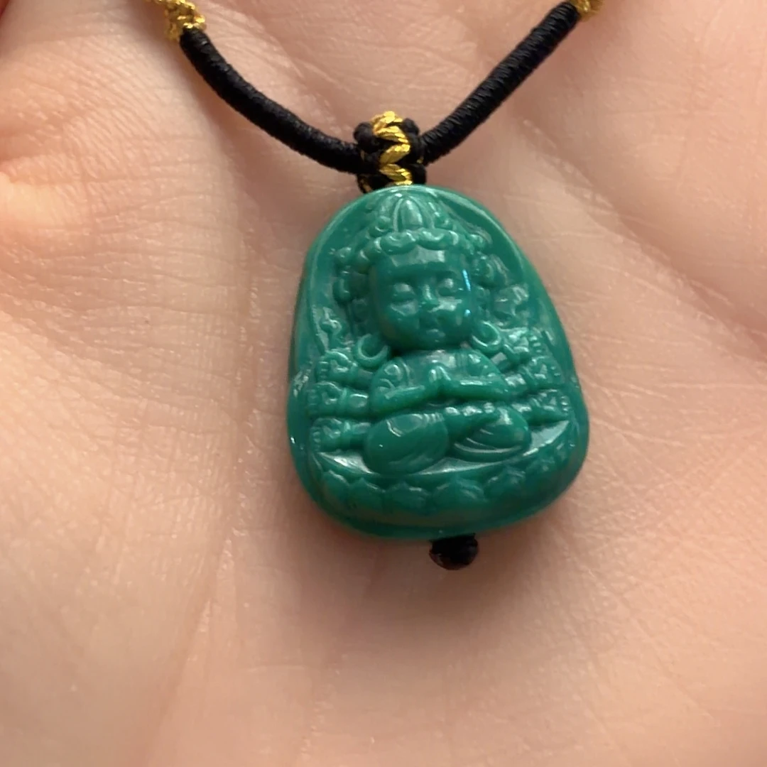 绿松石未镶嵌颈饰