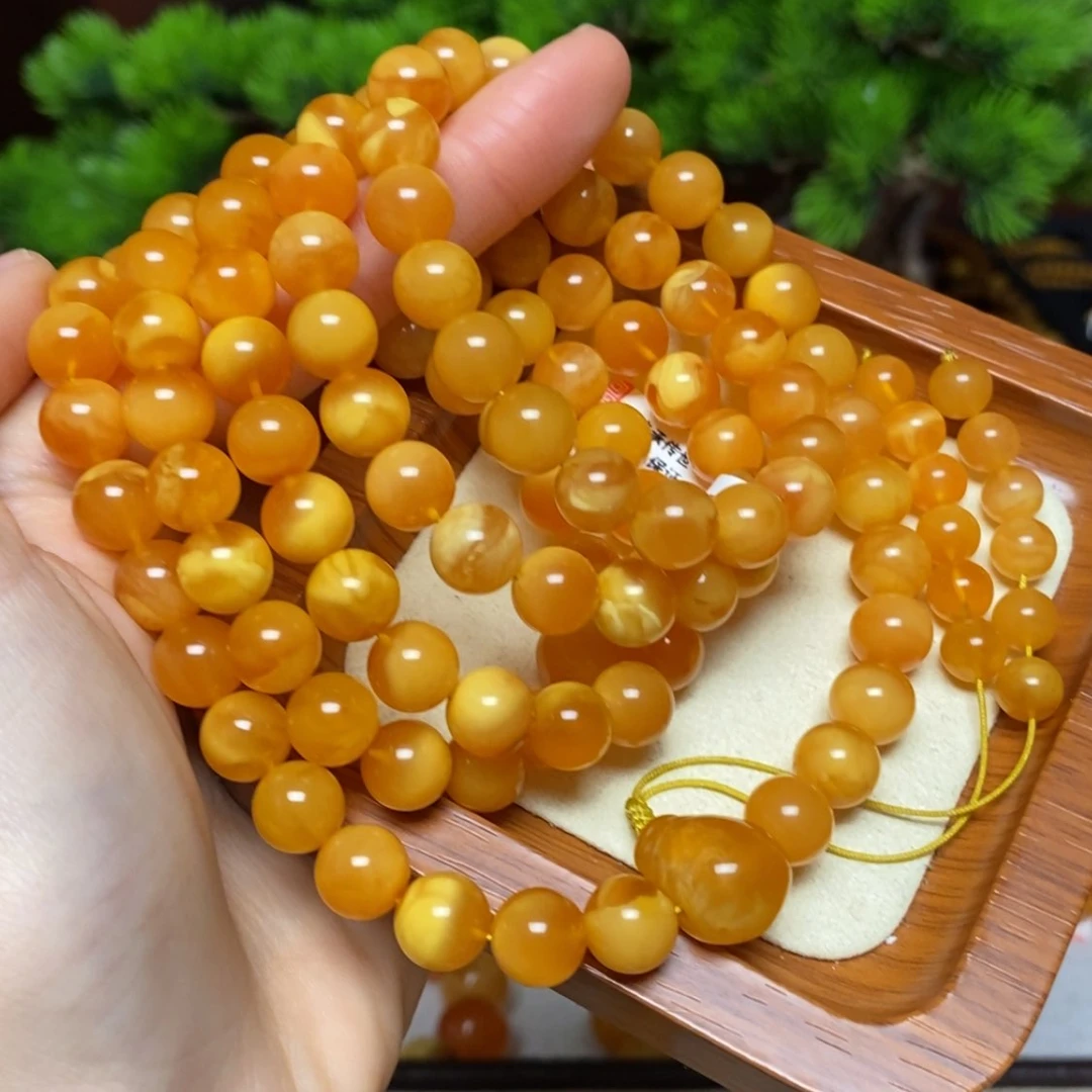 【闪购商品】蜜蜡颈饰未镶嵌项链