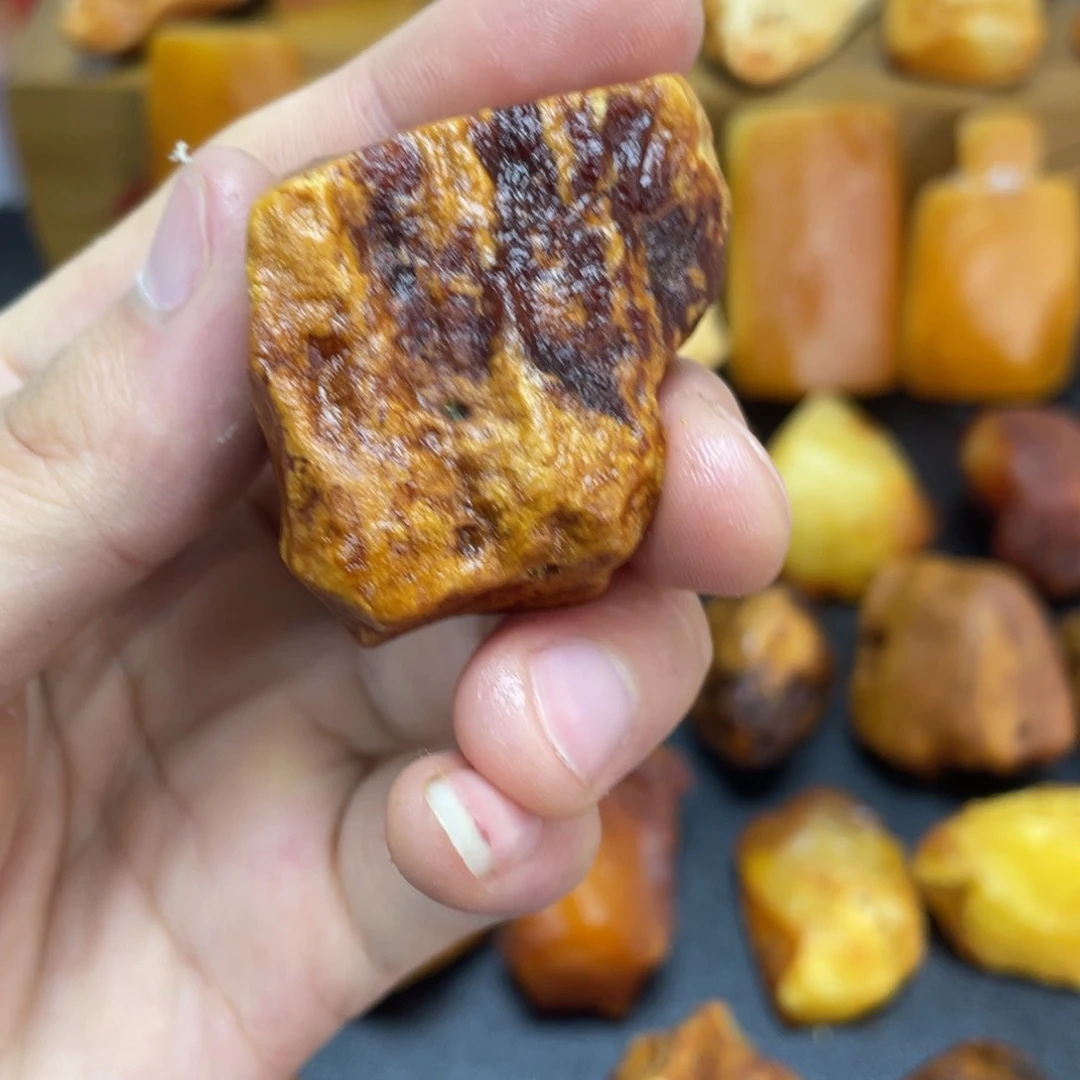【闪购商品】定制琥珀未镶嵌魅*定制