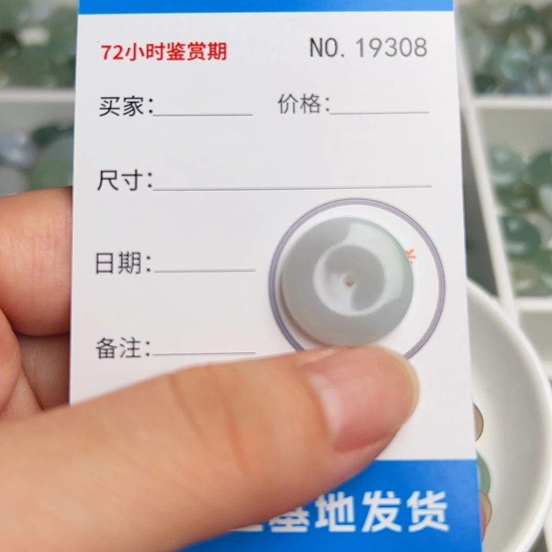 颈饰未镶嵌翡翠平安扣9308