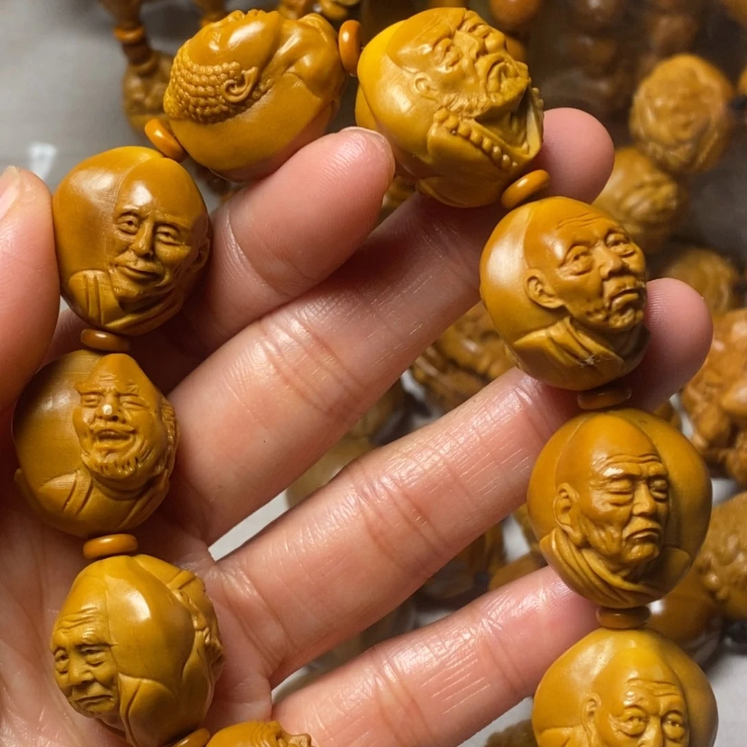 橄榄核手串/手链浮雕罗汉