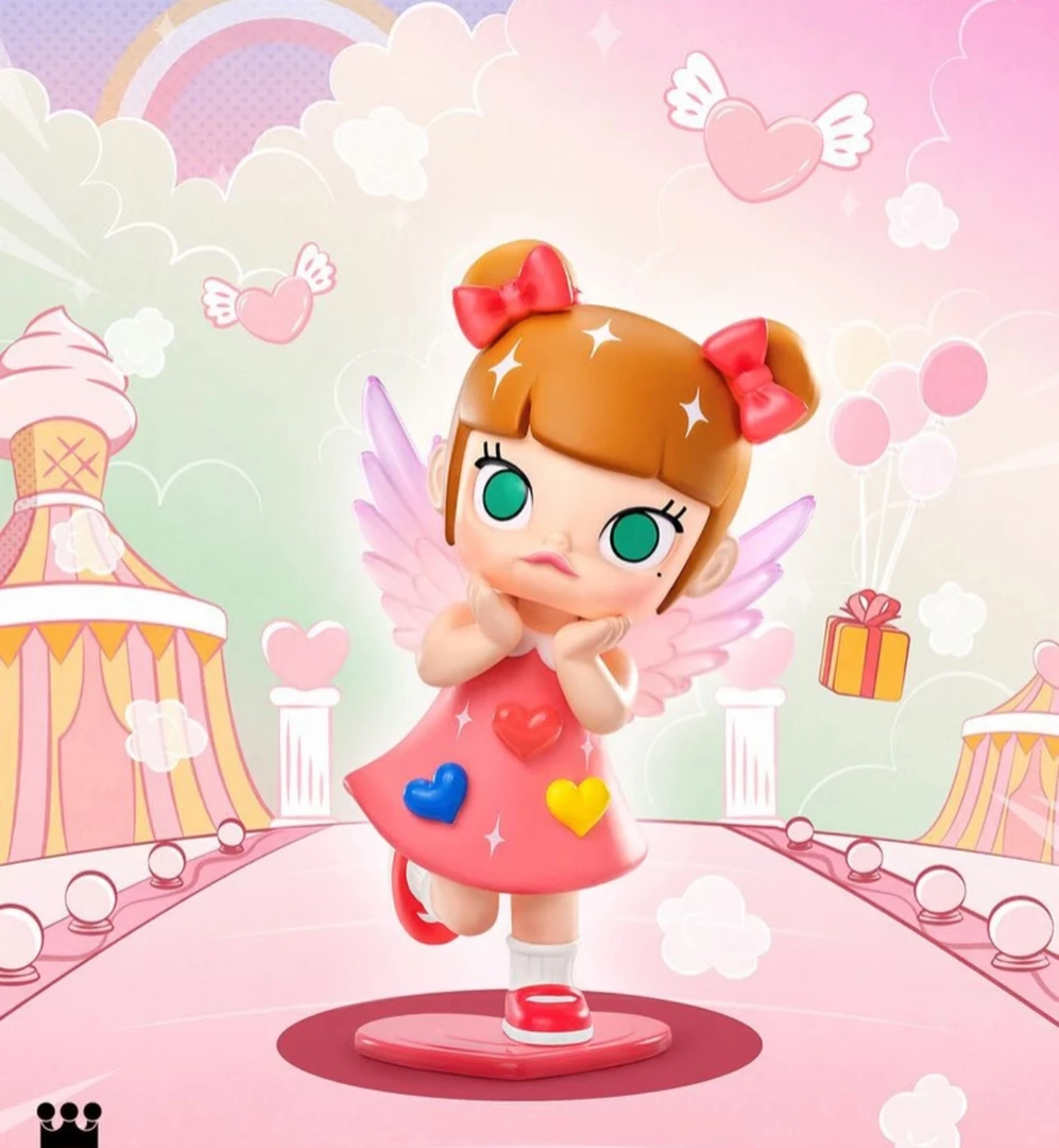 正版  Molly“瞬间超能力”系列手办盲盒摆件送女生礼物